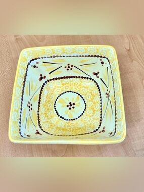 temptations bakeware presentable ovenware old world yellow Tara baking dish